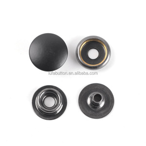 Verschluss Mattschwarze Druckknöpfe Edelstahl Rostfreie Press bolzen befestigungen für Haustier halsbänder Outdoor Gear Marine Boat Bags - Product Image 1