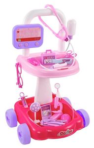 <b>Doctor</b> Cart Kit Kids 3 4 5, Medical Play <b>Set</b> Realistic With Lights Toddlers Toys for Boys Girls - Product Image 3