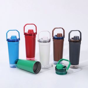 Gourde isotherme portable en acier inoxydable de 510 ml, grande capacité, design minimaliste moderne, pour voiture et voyage - Product Image 2