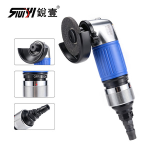 루이이 경량 0.55KG 50mm 로터리 베인 모터 직각 소형 에어 앵글 그라인더 19000RPM 전문가용 공압 공구 - Product Image 1