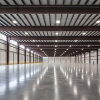 Nave Industrial Comercial Estándar ASTM con Estructura de Acero para Centro de Distribución Logística