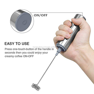 <span class=keywords><strong>la</strong></span> batería operado de mezclador de café capuchino vaporizador de leche con doble primavera whisk de <span class=keywords><strong>la</strong></span> cabeza - Product Image 5
