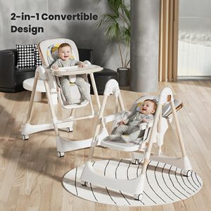 Modern Design Intelligent Swing <b>Chair</b> for Baby <b>Plastic</b> Metal High <b>Chair</b> for <b>Dining</b> Kitchen Bedroom Living Room Use - Product Image 6