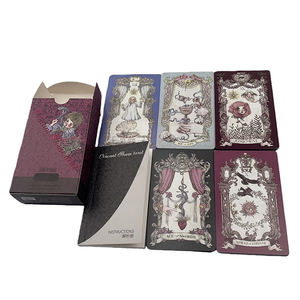 Impression personnalisée de cartes de tarot en papier, conception de logo, cartes de tarot de prophétie pour filles - Product Image 1