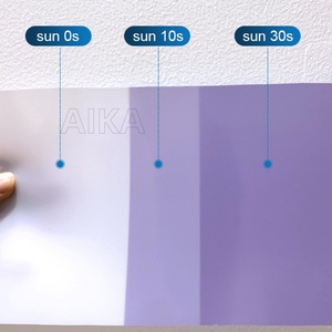 <span class=keywords><strong>Noir</strong></span> violet photochromique TPU PPF 0.3*15m phare Film de protection lumière intelligente Transparent voiture autocollants réparation rayures - Product Image 6