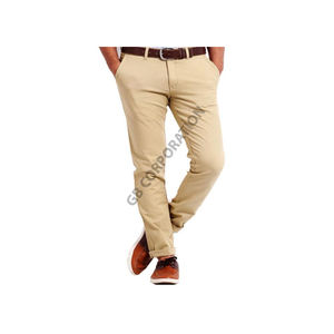 กางเกงผ้าแคนวาสสำหรับผู้ชายกางเกงชิโนทรงตรงระบายอากาศได้ดีแบบลำลองซักได้ - Product Image 1