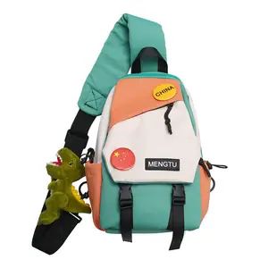 Rugzak Vrouwen 2022 Nieuwe Borst Zak Mannen Cross Body Bag Leisure Japanse Student Kleine Tas Persoonlijkheid Licht Kleine Rugzak