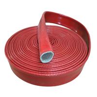 Boucliers de Protection pour tuyaux électriques, manchon en silicone thermo-résistant, en fibre de verre, tressée au feu, murale lourde