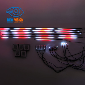 Kit d'éclairage LED pour voiture 20 en 1 16 millions de couleurs pour portes de tableau de bord et porte-gobelets (ajustement universel) - Product Image 3