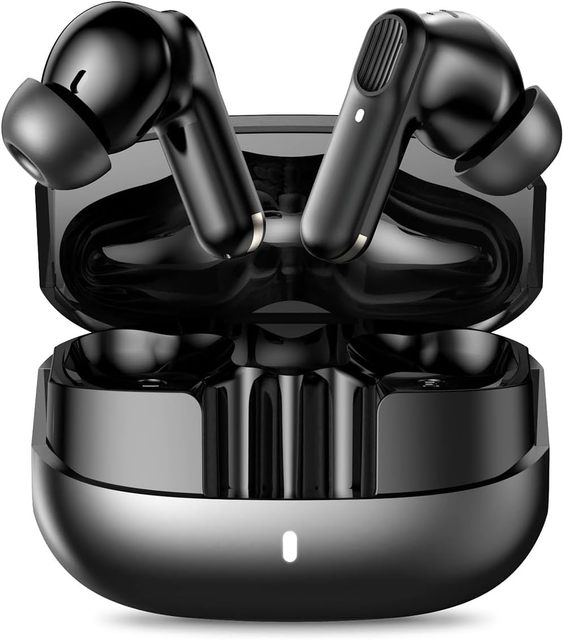 RY Wireless Earbuds 5.3 Lightweight In-Ear Design Deep Bass 48H Playtime Touch Control IPX4 Waterproof No Noise Cancelling