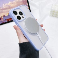 Housse de protection antichoc magnétique souple et transparente pour iPhone 12 13 14 15 16 Pro Max Plus