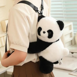 Sac à Bandoulière Kawaii en Peluche pour Enfant, Grande Capacité, Animal en Peluche, <span class=keywords><strong>Panda</strong></span> Rouge, Ours, Sac à Dos pour Fille - Product Image 3