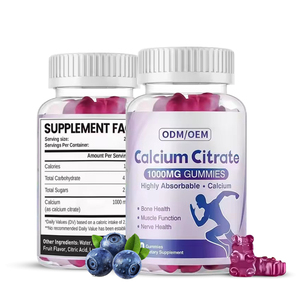 Venta caliente 1000mg Citrato de calcio Gummies Suplementos DE SALUD masticables Suplementos inmunológicos Suplementos de hierbas dietéticas - Product Image 4
