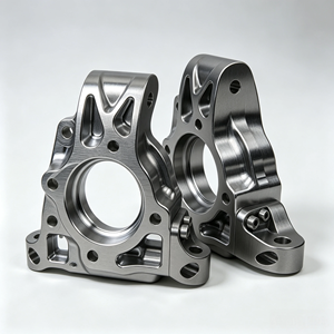 ชิ้นส่วนข้อต่อพวงมาลัยสแตนเลส/อะลูมิเนียม ผลิตด้วยเครื่อง CNC 5 แกน แบบ OEM สำหรับมอเตอร์ไซค์ ATV  ดัดแปลงดุมล้อและระบบกันสะเทือน - Product Image 3
