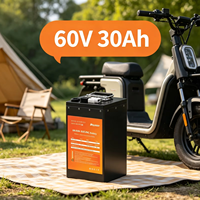 60V 30Ah Sealed LiFePO4 Battery Budget Friendly Rapid Charging Built in BMS for High Speed Electric Motorcycle Daily Commuting
