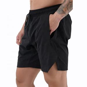 Shorts de basket-ball pour hommes en gros, taille élastique, shorts de course tissés pour hommes, nouveau style, shorts d'été en polyester pour hommes - Product Image 3