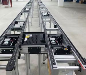 Flat Belt Conveyor Stainless Steel/Nylon/PVC Belts Anti-static Oil Resistant Adjustable Speed (Max 20m/min) Customizable - Product Image 5