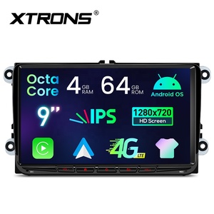 Xtrons สเตอริโอรถยนต์ระบบนำทางแอนดรอยด์4 + 64GB OCTA Core 9นิ้วเหมาะสำหรับ Volkswagen /skoda/seat - Product Image 3