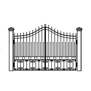 Venta al por mayor moderno <span class=keywords><strong>de</strong></span> metal recubierto <span class=keywords><strong>de</strong></span> polvo <span class=keywords><strong>de</strong></span> zinc antiguo lanza tubo <span class=keywords><strong>de</strong></span> acero tubular valla <span class=keywords><strong>de</strong></span> piquete <span class=keywords><strong>de</strong></span> varilla fundida <span class=keywords><strong>de</strong></span> <span class=keywords><strong>hierro</strong></span> forjado valla y puerta - Product Image 6