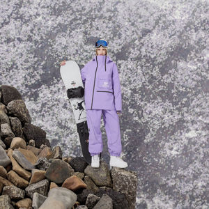 Traje de Esquí y Snowboard Unisex -Tex Impermeable, Cortavientos y Transpirable, Chaqueta y Pantalones de Invierno para Exteriores con Características de Talla Grande - Product Image 3