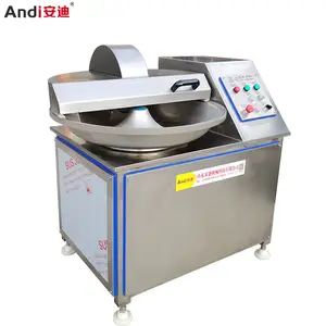 Thương Mại Điện Xúc Xích Thịt Bowl Cutter 80 Lít Chopper Mixer Rau Cutter Emulsify Thịt Máy Cắt