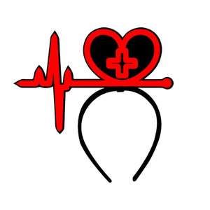 Serre-têtes Cœur Battant d'Halloween pour Enfants et Adultes, Garçons et Filles - Product Image 4