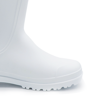 Bottes de sécurité en PVC blanc MaxiTough, à embout d'acier, imperméables, antidérapantes, chaussures de protection pour la construction et l'usine