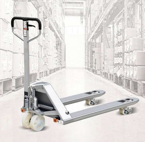 รถยกพาเลทแบบแมนนวล รุ่น BE-SS20 รับน้ำหนัก 2000 กก. คุณภาพสูง ซีรีส์ <span class=keywords><strong>BF</strong></span>-SS <span class=keywords><strong>ยาง</strong></span>โพลียูรีเทน วัสดุคุณภาพ - Product Image 1