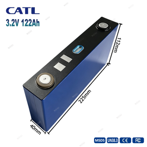 原装CATL电池芯 3.2V 122Ah LiFePO4方形电池芯 长寿命LFP电池芯 适用于电动汽车、房车、储能系统电池组 - Product Image 1