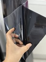 Ruban adhésif noir mat en PET découpé à l'emporte-pièce, résistant à la chaleur, pour batterie de téléphone portable, avec adhésif acrylique en polyester