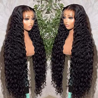 Perruque Lace Frontale Full HD de 30 Pouces, Vente en Gros, Grade 12A, Cheveux Humains Vierges Bruts Vietnamiens Ondulés Naturels