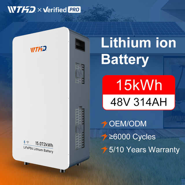 15KWH Home Energy Storage 16kWh 48Volt Lithium Battery 51.2V 300Ah 314Ah Lifepo4 Lithium Ion Batteries