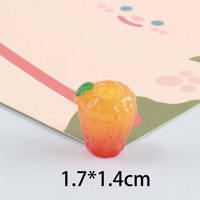 Diy Schattige Kleine Groothandel 1 2Cm Mini 3d Hars Ambachtelijke Nep Oranje Decoratie Druif Kunstfruit