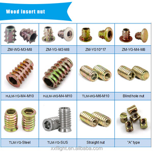 Furniture Screw in Nut Zinc Alloy <strong>Threaded</strong> Furniture <strong>Wood</strong> Insert Nut - Product Image 6