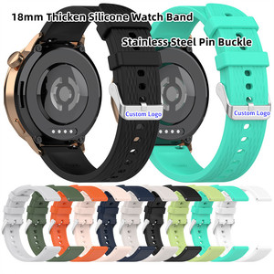 สายนาฬิกาอัจฉริยะขนาด 18 มม. สำหรับ <span class=keywords><strong>Xiaomi</strong></span> Watch S4 41 มม. สำหรับ Huawei Watch GT6 41 มม. สายรัดข้อมือสำหรับ OPPO Watch X2 <span class=keywords><strong>Mini</strong></span> สำหรับ Garmin - Product Image 1