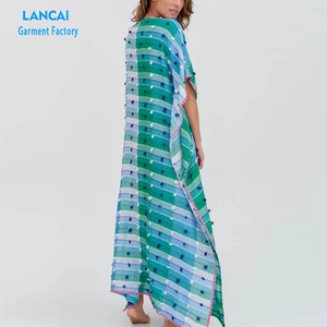 Fabricantes <span class=keywords><strong>Ropa</strong></span> de <span class=keywords><strong>ropa</strong></span> de <span class=keywords><strong>mujer</strong></span> personalizada Vestidos de playa Vestido informal bohemio de alta calidad - Product Image 3