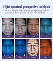 Espejo Mágico Portátil Profesional, Analizador de Piel 3D, Fuente de Luz LED, Dispositivo de Análisis Facial, Soporte Multilingüe JP/US
