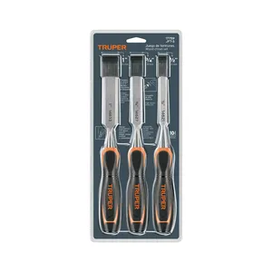 Set di 3 Scalpelli Truper Comfort Grip Mango in Scatola, Prodotto per Scalpellare e Punzonare - Product Image 3
