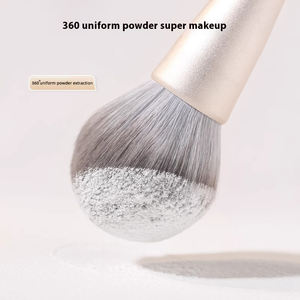 Goodgudi professionnel unique grand fond de <span class=keywords><strong>teint</strong></span> <span class=keywords><strong>pinceau</strong></span> de maquillage visage poudre libre doux moelleux cosmétique <span class=keywords><strong>pinceau</strong></span> de beauté pour le maquillage - Product Image 2