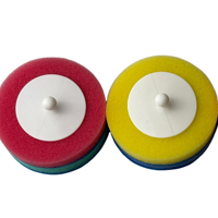 Éponge de nettoyage moussante pour salle de bain, brosse de toilette et tampons à récurer, écologiques et faciles à nettoyer