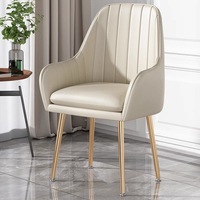 Chaises de salle à manger en cuir de style moderne usines chinoises vente chaude