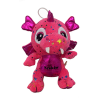Pologne Offre Spéciale personnalisé différentes tailles couleurs feuille tissu mignon mascotte Dragon en peluche polonais peluche Dragon jouet