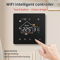 2025 nuevo termostato Wifi Tuya pantalla táctil programación semanal Control de voz para Home Hotel