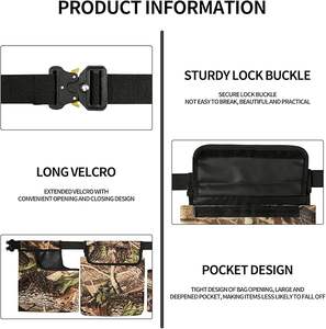 Ceinture de chasse Camo Dove avec sac de jeu et pochettes Shell-Conception durable, réglable et légère pour le terrain et le jeu - Product Image 2