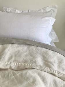 100% <span class=keywords><strong>lenzuola</strong></span> di lino puro lino Queen Size Stone lavato biancheria da letto biancheria da letto stile fattoria Set di 4 <span class=keywords><strong>lenzuola</strong></span> di lino - Product Image 5