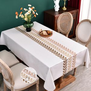Custom Printed PVC Europe Style <b>Square</b> Table Cover Waterproof Floral Pattern Eco-Friendly for Home & Event Use Nonwoven Technics - Product Image 1