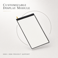 Module d'affichage LCD TFT haute luminosité de 6,95 pouces, panneau rétroéclairé LED 4800 cd/m² pour HMI automobile OEM
