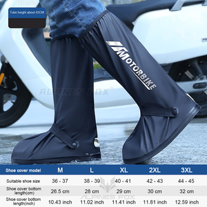 Bottes <span class=keywords><strong>de</strong></span> Pluie Réfléchissantes et Antidérapantes pour <span class=keywords><strong>Moto</strong></span>, Accessoires <span class=keywords><strong>de</strong></span> Protection Réutilisables - Product Image 4