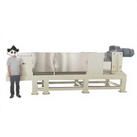 Nueva Máquina de Reciclaje de Residuos de Cocina con Caja de Cambios, Deshidratador de Fibras de Plátano y Prensa de Tornillo para Lodos de Papel, Equipo de Procesamiento