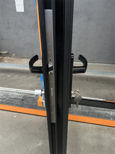Minglei <span class=keywords><strong>Porte</strong></span> en aluminium à rupture thermique de style français Couleur noire personnalisée et portes <span class=keywords><strong>d</strong></span>'<span class=keywords><strong>entrée</strong></span> extérieures à <span class=keywords><strong>triple</strong></span> <span class=keywords><strong>vitrage</strong></span> - Product Image 6